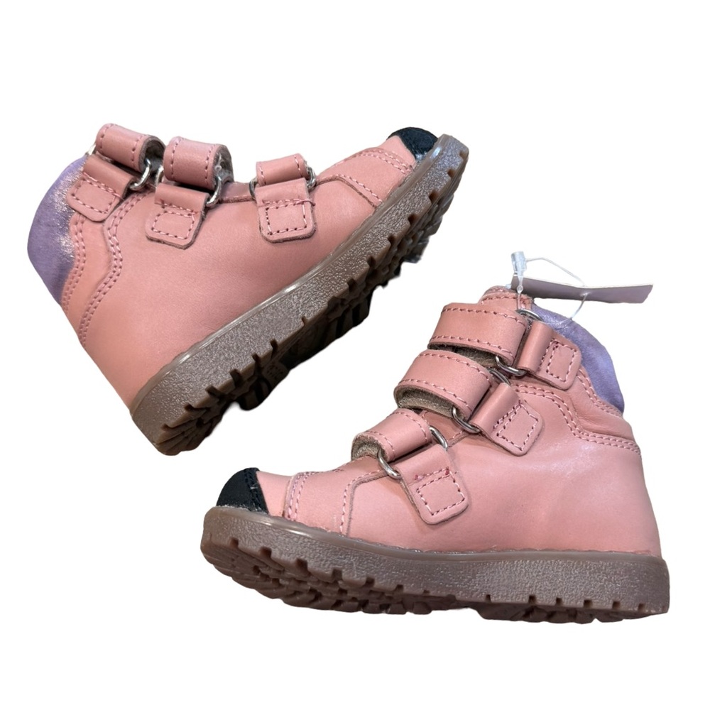 Mrugala Porto Orthopedic Toddler Boots EU 20 US 5 Pink Purple Velcro NWT - Picture 6 of 13